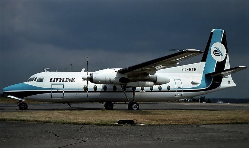 Msn:10414  VT-ETE  CityLink Airways.
Photo KRIJN OOSTLANDER Collection.