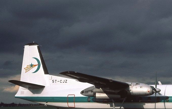 Msn:542  5T-CJZ  Air Mauritanie. Del.date March 29,1980.
Photo with permission from RICHARD VANDERVORD