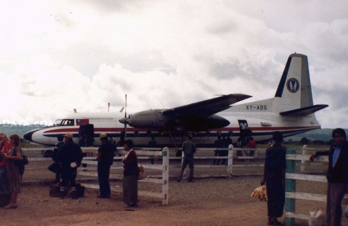 Msn:10501  XY-ADS  Burma Airways.()
Photo HENK GEERLINGS.