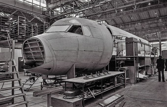 Fokker F28  Fellowship  Production Line Schiphol 1977
Photo with permission from JUR VAN DER WEES. Flickr album