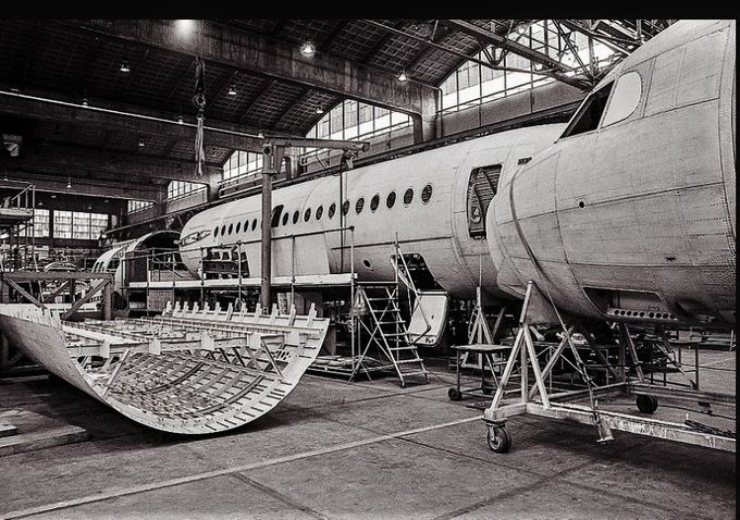 Fokker F28  Fellowship  Production Line Schiphol 1977
Photo with permission from JUR VAN DER WEES. Flickr album
