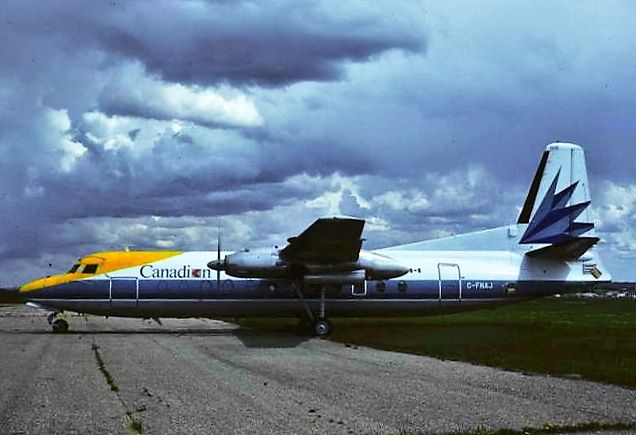Msn:508  C-FNAJ  Canadian  (Nordair colors)1987
Photo KRIJN OOSTLANDER Collection.