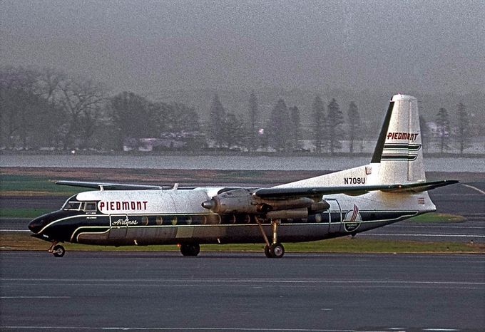Msn:552 N709U Piedmont Airlines.
Photo RUTH AS.