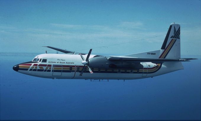 Msn:10303  VH-MMR  Airlines of South Australia.
Photo with permission from N.K.DAW Collection.