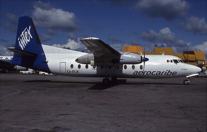 Msn:57 XA-RUK Inter Aerocaribe.(1991)
Photo with permission from JOHN WHITE Collection.