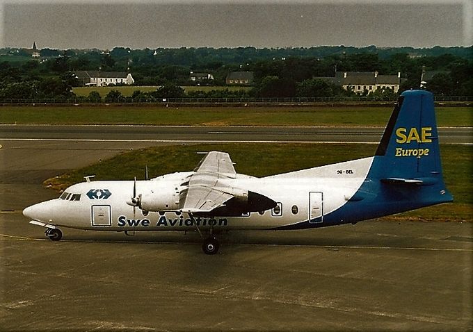 Msn:10319 9G-BEL Air Max Gabon.(Full Swe Aviation colors)
Photo GRAHAM HOCGUARD.