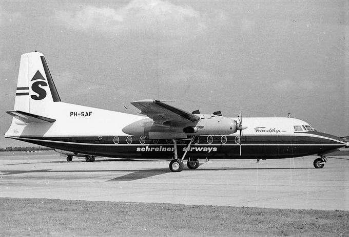 Msn:10248  PH-SAF  Schreiner Airways.
Photo KRIJN OOSTLANDER Collection.