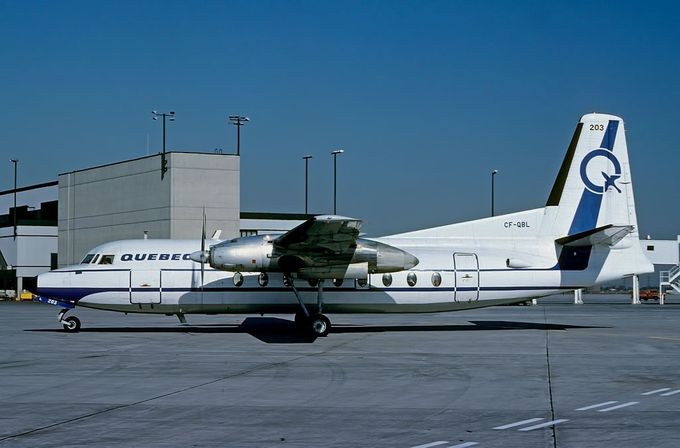 Msn:47  CF-QBL  Quebecair.  1973
Photo