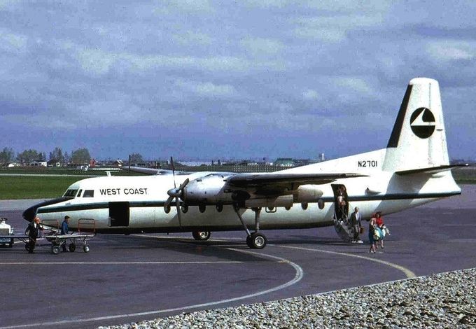 Msn:3 N2701 West Coast Airlines.1958
Photo KEN FELDING Collection.