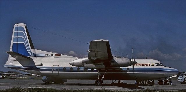 Msn:9  PK-EHF  Trans Nusantara Airlines. 1975.
Photo  with permission from  CRISTIAN VOLPATI.