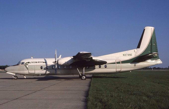 Msn:504  N374NE  Pacific Alaska Airlines.Del.date February 1,1985.
Photo Fernando Mesquita Slide Collection .