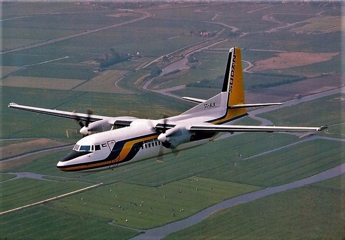 Msn:20157  ST-ALN  Sudan Airways 1989  
Photo FOKKER B.V.