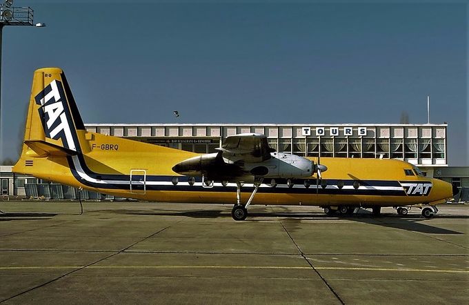 Msn:562  F-GBRQ  TAT Touraine Air Transport.1979
Photo with permission from JEAN PIERRE BEZARD.