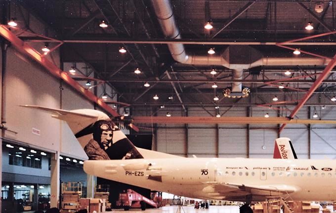Msn:11540  PH-EXS  Fokker Aircraft 1995.
Photo KRIJN OOSTLANDER Collection.