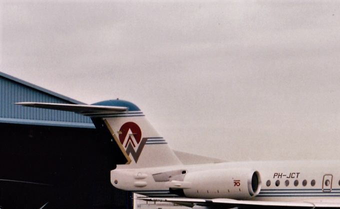 Msn:11537  PH-JCT  Mesa Airlines/America West Al 1995.
Photo KRIJN OOSTLANDER Collection.