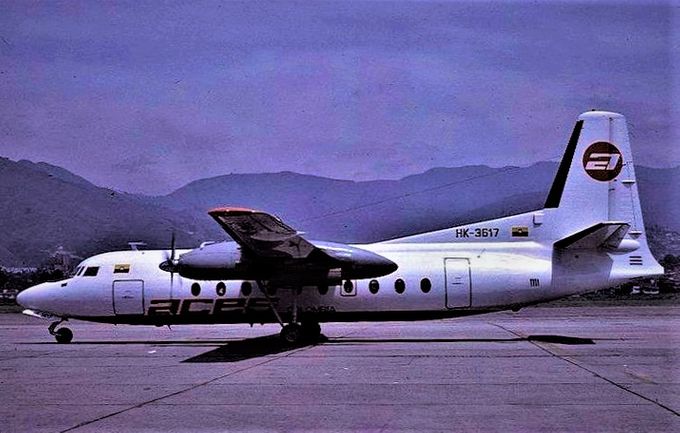 Msn:68  HK-3617  ACES Colombia  1991.
Photo