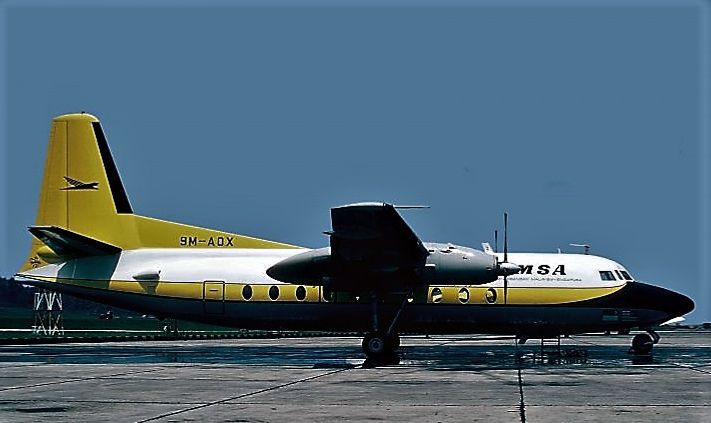 Msn:10359  9M-AOX  Malaysion-Singapore Airlines.1968.
Photo BILL WATSON COLLECTION.