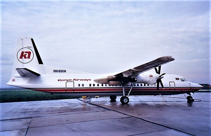 Msn:20137  PH-EXM  Kenya Airways  1988.
Photo with permission from LAURENT GROBBEN.