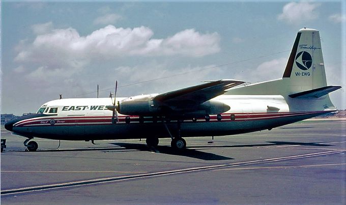 Msn:10266  VH-EWG  East West Airlines 1st colors.1968
Photo with permission from GRAHAM BENNETT COLLECTION.
