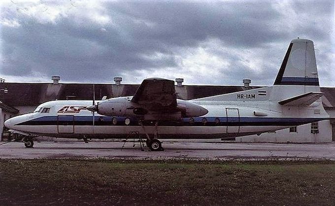 Msn:27  HR-IAM AeroSur Patagonia ASP  March 18,1994.
Photo via AIRLINEHOBBY>COM
