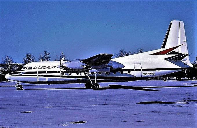 Msn:119  N2708J Allegheny Airlines.Del.date January 12,1966.
Photo  Via  AIRLINEHOBBY.COM.