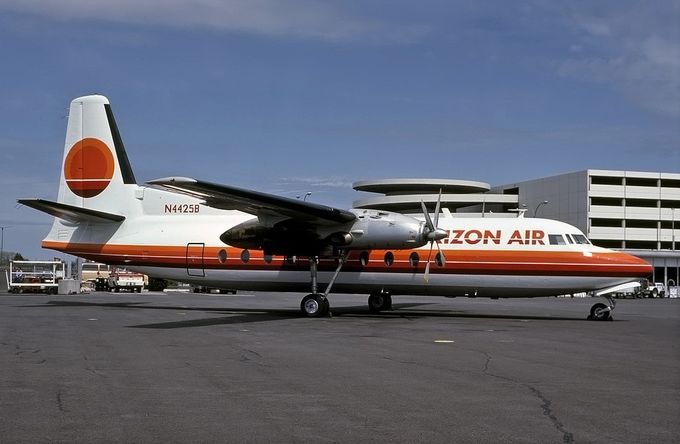 Msn:89  N4425B  Horizon Air  Leased May 5,1983.  from Shell Canada.
Photo PETE THOMSON COLLECTION.
