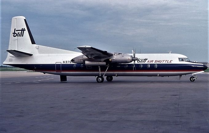 Msn:507  N376NE  Britt Air Shuttle  Regd  August1,1981.
Photo via EBAY.