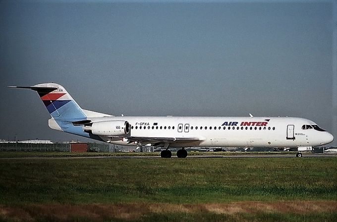 Msn:11487  F-GPXA  Air Inter  1995.
Photo KRIJN OOSTLANDER COLLECTION.