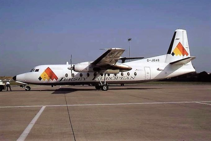 Msn:10639  G-JEAG  Jersey European Airlines.
Photo KRIJN OOSTLANDER Collection.