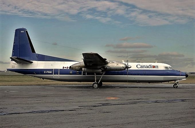 Msn:505 C-FNAI  Canadian Airlines International.
Photo with permission from GARY VINCENT.
