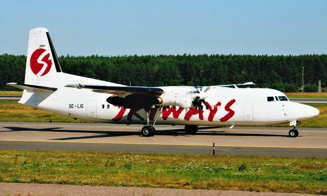 Msn:20152  SE-LIS  Skyways Express  1999.
Photo  KRIJN OOSTLANDER COLLECTION.