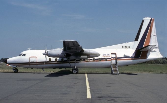 Msn:10247  F-BIUK  Uni Air Internation  1985.
Photo KRIJN OOSTLANDER COLLECTION.