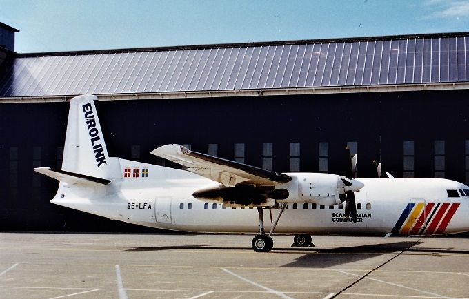 Msn:20165  SE-LFA  SAS Eurolnk  1989.
Photo Ad.Jan.ALTEVOGT.