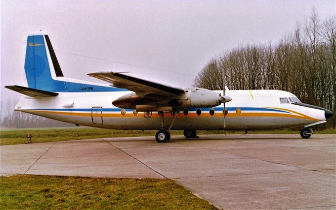 Msn:10138  VH-TFK  Ex East West Airlines  1984.
Photo AEROHOBBY.