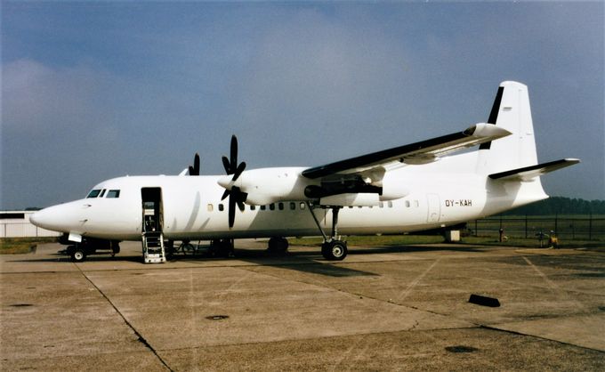 Msn:20186  OY-KAH  Maerks Air 1990.
Photo GERRIT BOONSMA COLLECTION.