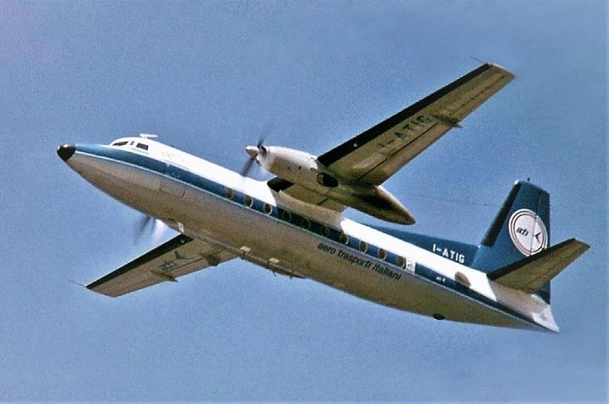 Msn:10288  I-ATIG  ATI Aero Transporti Italiani.
Photo via Wikipedia it.org.