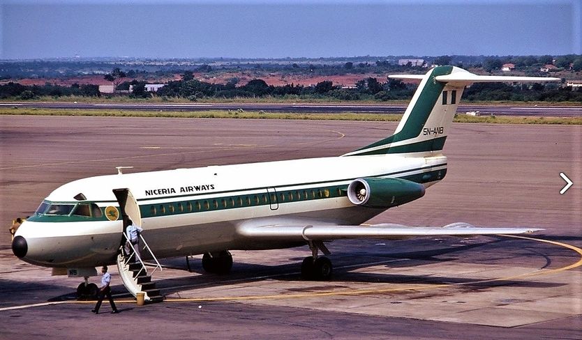 Msn;11053  5N-ANB  Nigeria Airways Del.date January 1,1973.
Photo STEVE AUBURY.
