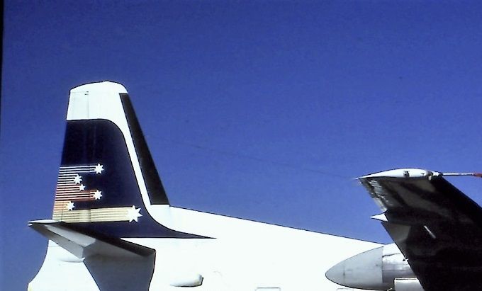 Msn:10355 VH-MMV Ansett Australia
Photo with permission from Greg Thom.