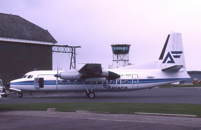 Msm:10322 EC-137  Aviaco Aviacion y Comercio S.A. Leased February 1,1988.
Photo