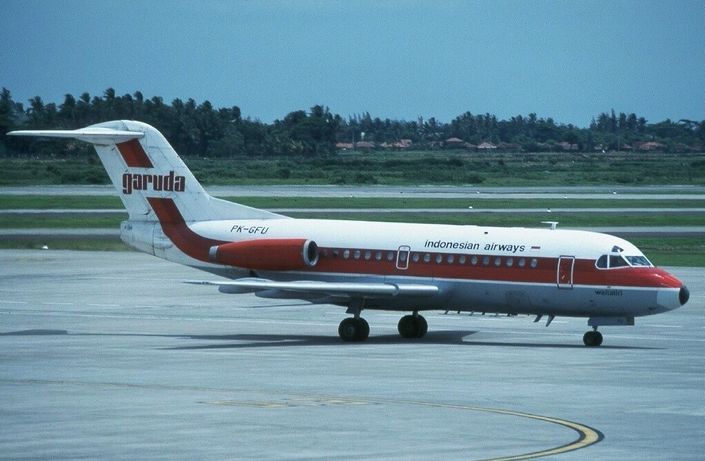 Msn:11131  PK-GFU  Garuda Indonesian Airlines  Del.date May 30,1978.
Photo BILL BLACHARD.