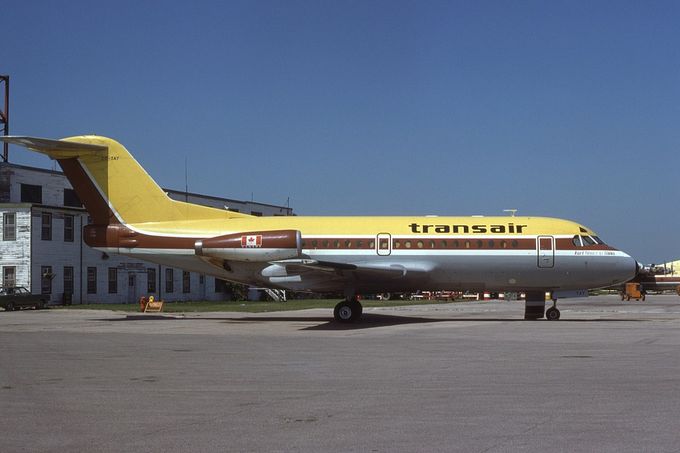 Msn:11038  CF-TAY Transair Canada  Del date April 1,1973.
Photo 