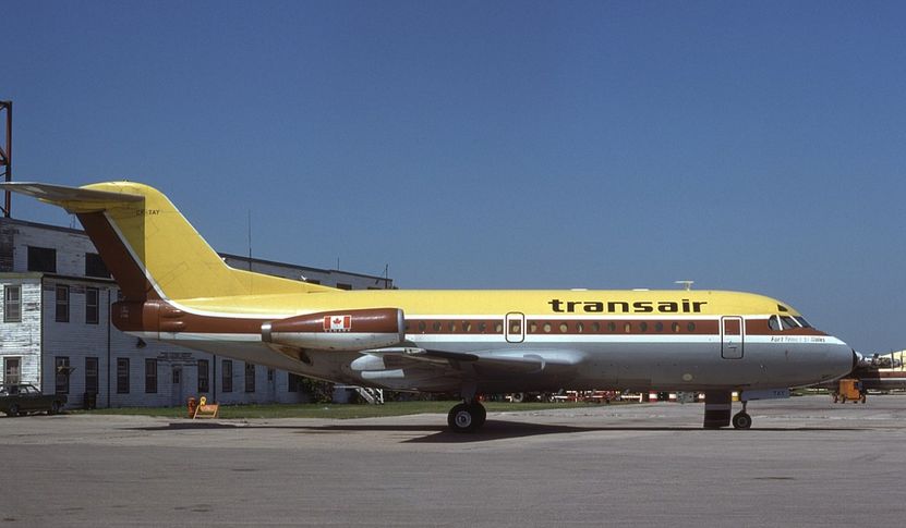 Msn:11038  CF-TAY Transair Canada  Del date April 1,1973.
Photo 