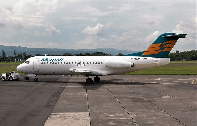 Msn:11199  PK-MGM Merpati Nusantara Airlines Trf on July 1,1996.
Photo  EDDY F PUTRA.