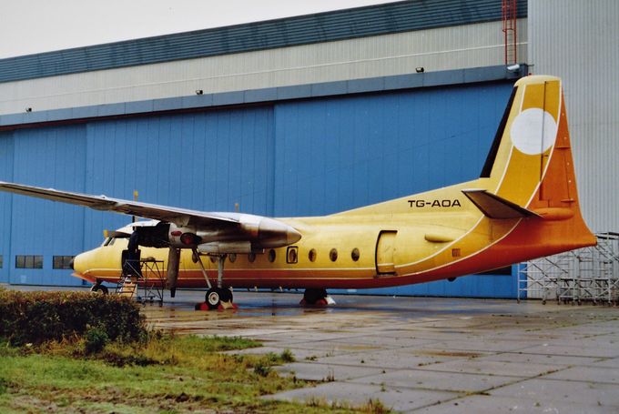 Msn:10261  TG-AOA  Aviateca  Del.date  April 1,1978.
Photo KRIJN OOSTLANDER COLLECTION.