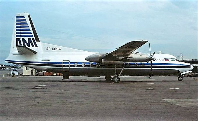 Msn:46  RP-C894 Air Manila  1974.
Photo  GREG MILLER COLLECTION.