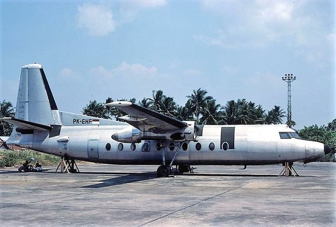 Msn:9  PK-EHF  Trans Nusantara Airlines.1975
Photo via AIRLINEHOBBY.
