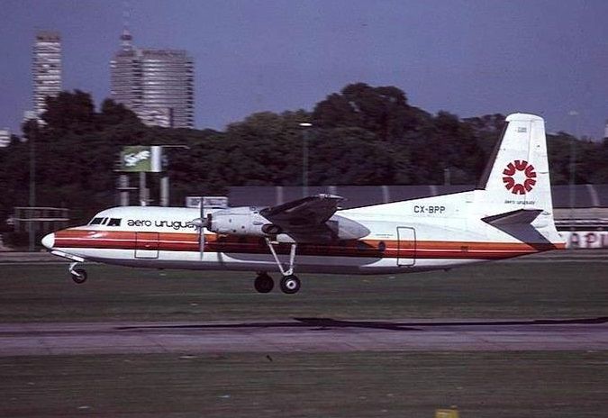 Msn:116  CX-BPP  Aero Uruguay  Del.date  December 1,1987.
Photo KRIJN OOSTLANDER COLLECTION.