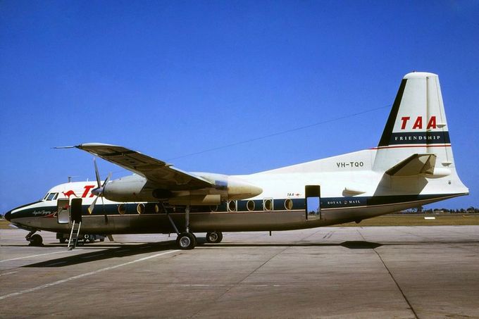 Msn:10386  VH-TQO Trans Australia Airlines Del.date December 18,1968.Photo via Pinterest.