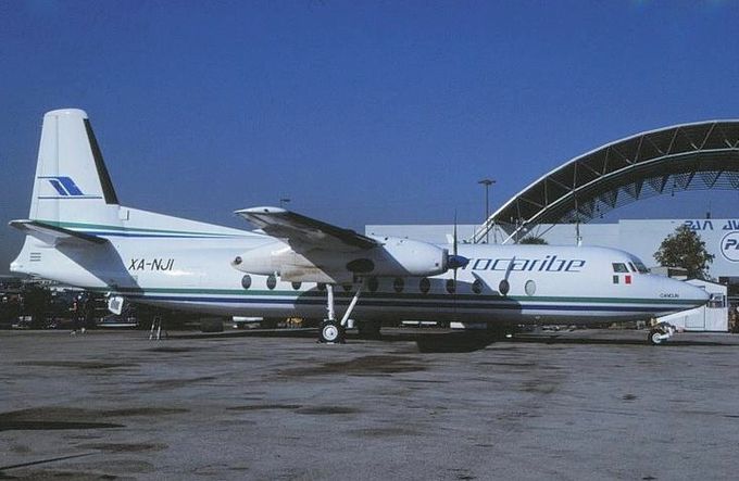 Msn:576  XA-NJI  Aerocaribe  1987.
Photo 