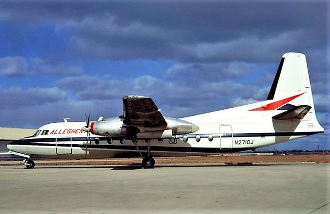 Msn:121  N2710J  Allegheny Airlines.Del.date February 8,1966.
Photo JACQUES GUILLEN.